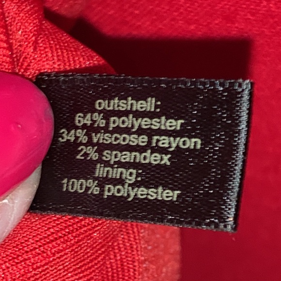 The Limited Red Dress with black accents, good condition. Fully lined - Picture 6 of 6